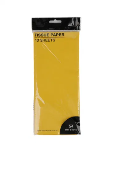 fleur de papier de soie d'enveloppe d'emballage du cadeau 14G enveloppant le papier de soie 17g